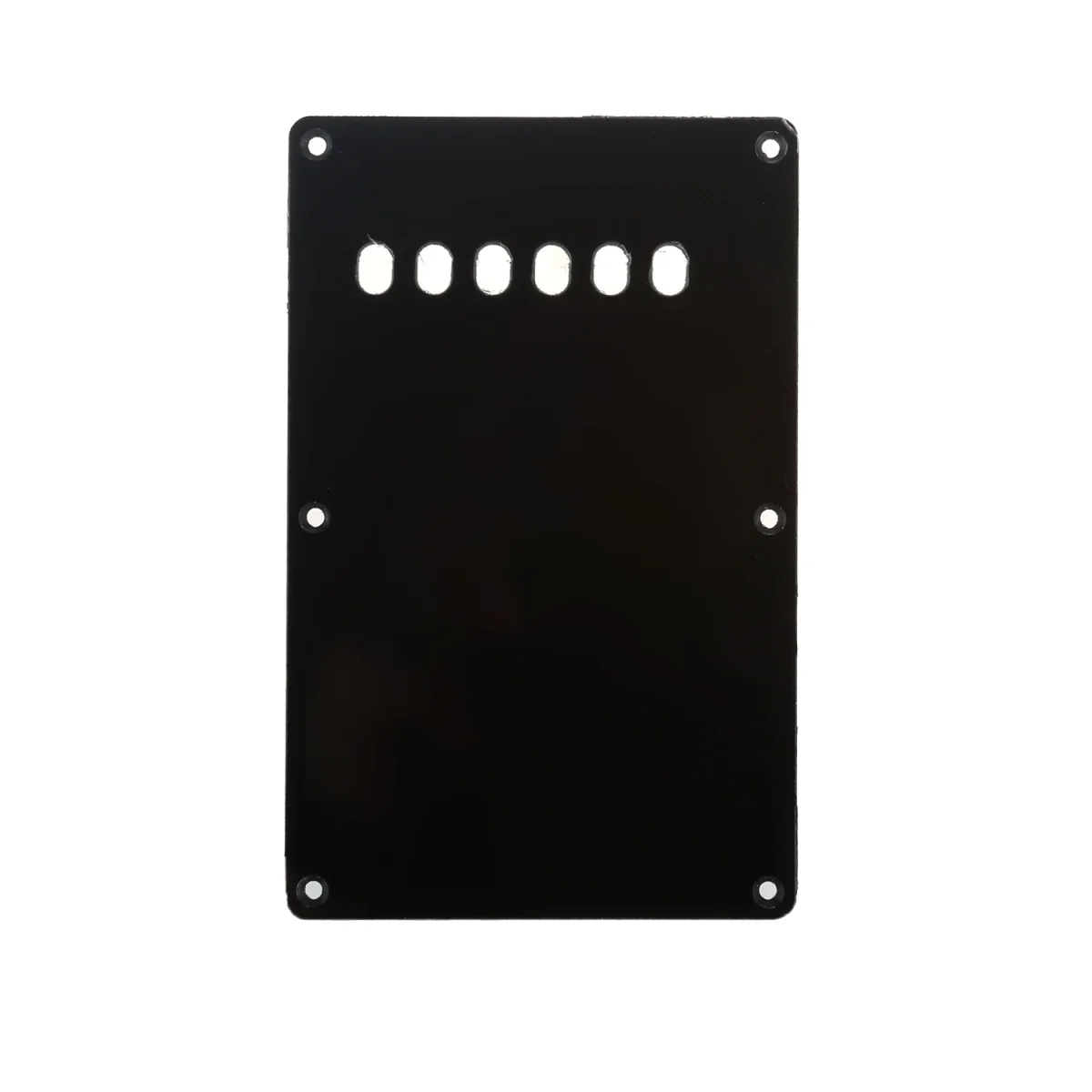 Musiclily 6 отверстие Задняя панель для гитары Китай Сделано Squier 1Ply черный|Детали и