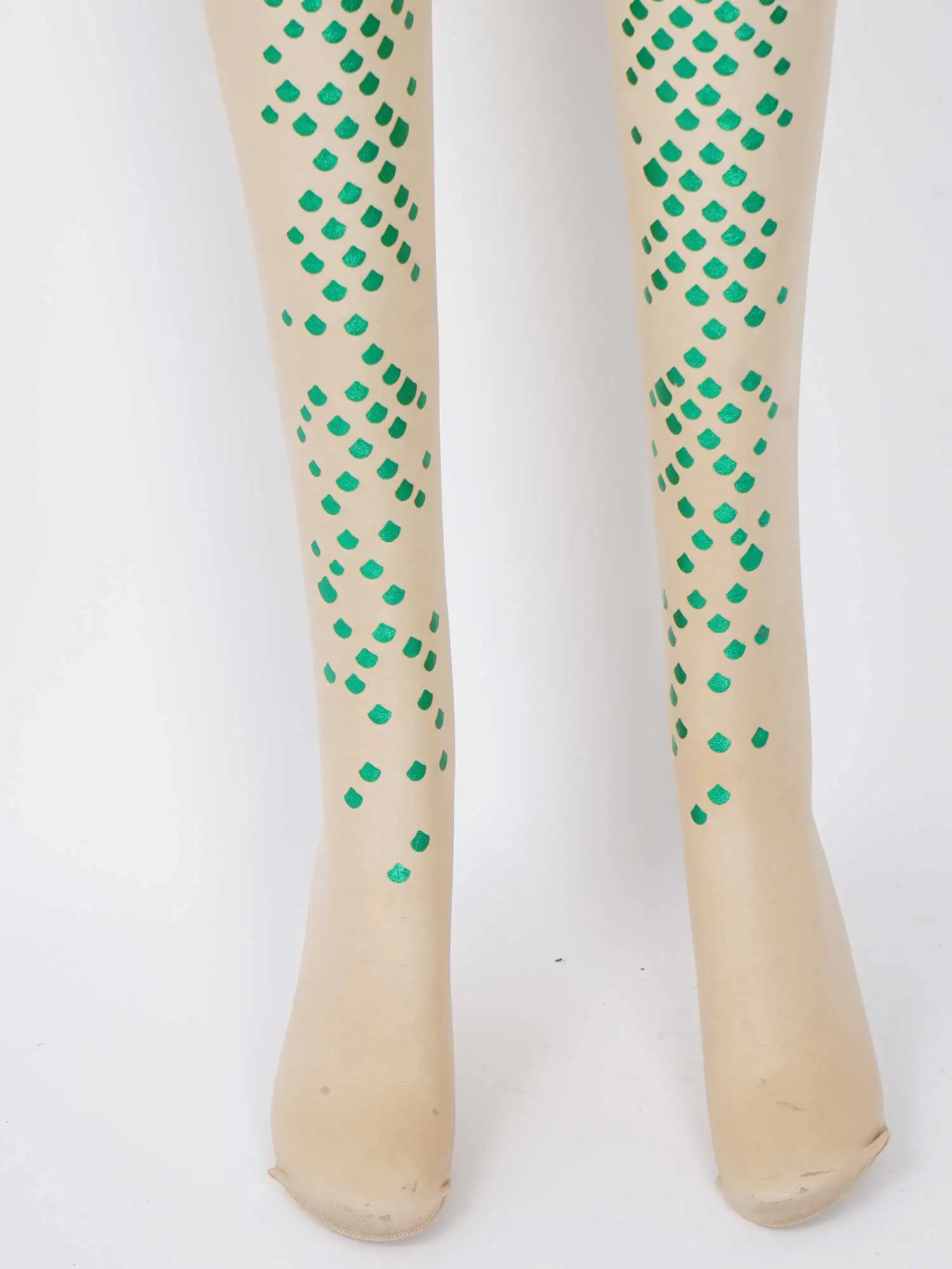 Женские блестящие колготки с принтом чешуи русалки чулки сексуальные