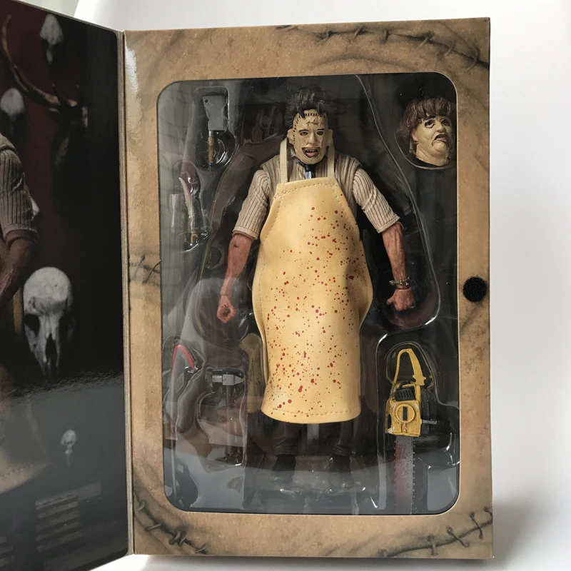 

New NECA Figure 40th Anniversary Ultimate Leatherface Classic Terror Movie The Texas Chainsaw Massacre Leather Action Figure Toy