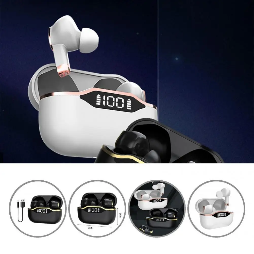 

Mini Reliable Bluetooth-compatible 5.0 TWS Earphone Small Wireless Earbud Stable Transmission for Sports