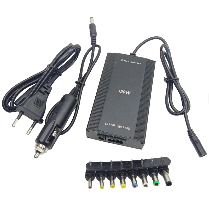 Европа США Великобритания Австралия штекер 120W 12V 15V 16V 18V 19V 20V 22V 24V адаптер переменного, постоянного тока адаптер с регулируемой мощностью автомобиля дома Зарядное устройство Мощность поставить USB5V
