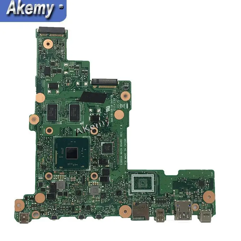AK E205SA материнская плата для ноутбука N3060 CPU 2 Гб ОЗУ 32 ГБ ASUS E205S tp200sA тестовая тест