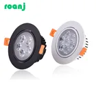 Светодиодный потолочный светильник COB с регулируемой яркостью, 6 Вт, 10 Вт, 14 Вт, 18 Вт, AC85-265V, встроенный круглый светодиодный потолосветильник, внутренний светильник