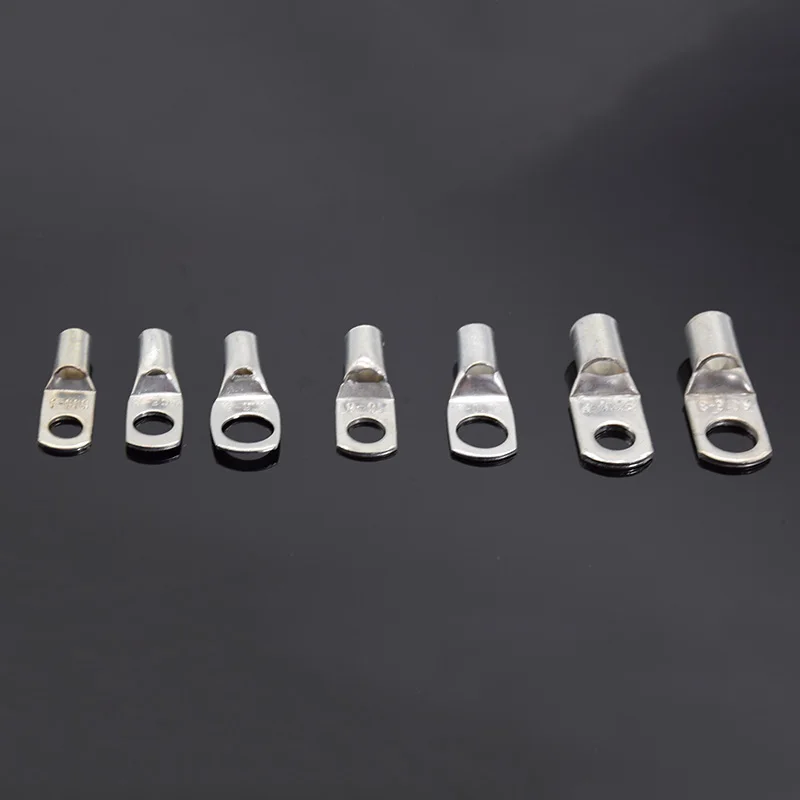 10 шт. клеммы с отверстием для болта из луженой меди батарей M6/M8 обжимные разъемы