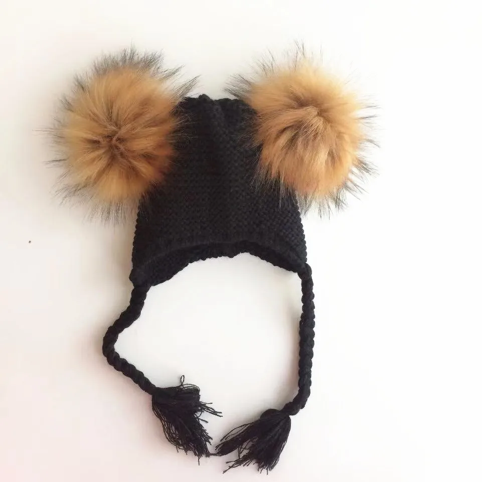 Теплые зимние наушники для детей от 6 месяцев до 3 лет детская зимняя шапка