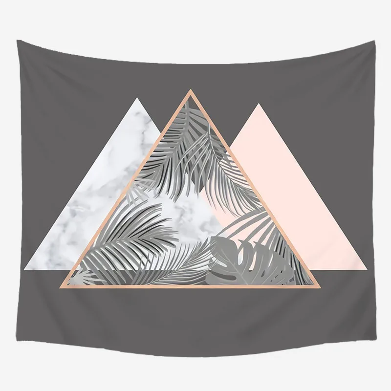 Растительный принт богемский гобелен настенный светильник для украшения