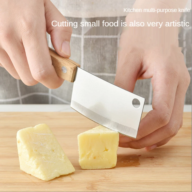 

1/3pcs Pocket Cheese Knife Stainless Steel Mini Vegetable Fruit Kitchen Knife Outdoor Camping Portable Chef Meat Cutter Cook Too