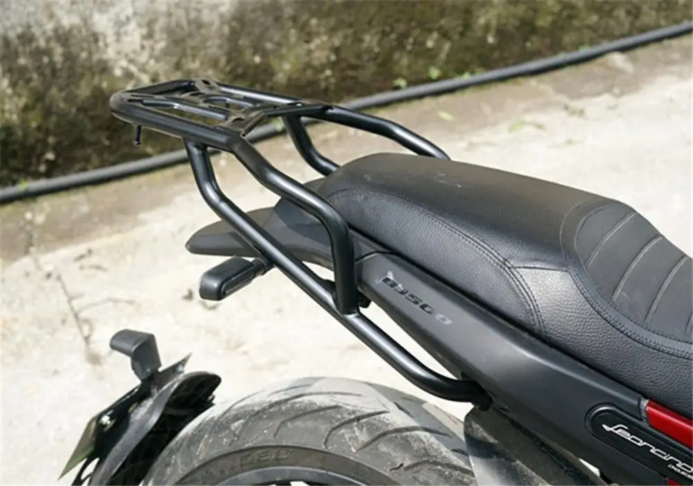 For Benelli Leoncino 500 BJ500 BJ 500 Rear Side Saddle Bag Box Motorcycle Luggage Rack Carrier with Backrest