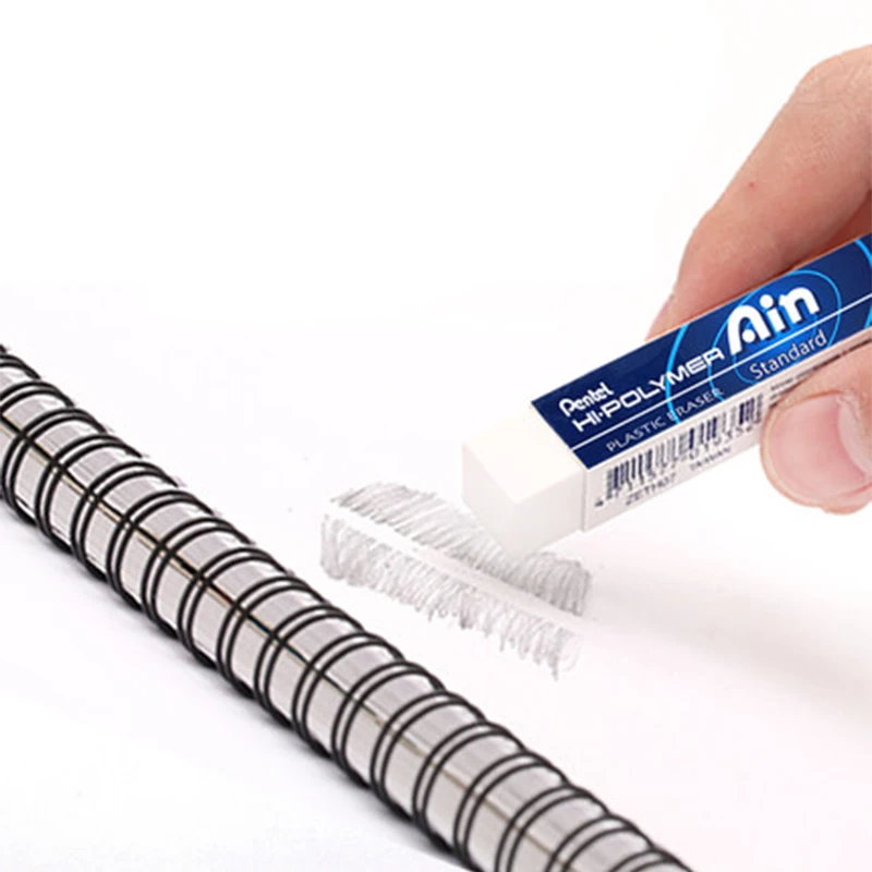 Pentel Ain Series высокополимерный пластиковый карандаш ластик меньше абразивности и