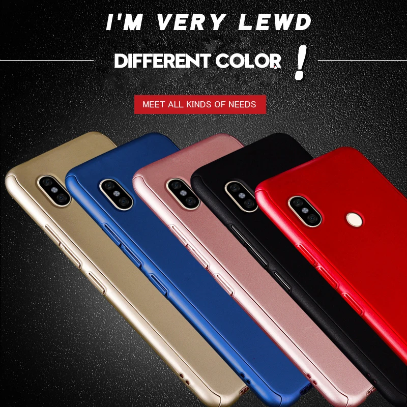 Защитный чехол с полным покрытием 360 градусов для Xiaomi Redmi Note 6 Note6 Pro Xiomi Red Mi Not 5 Note5
