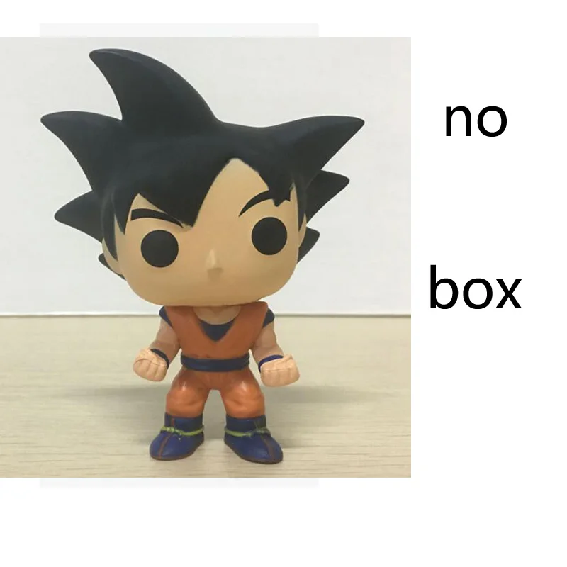 09 no box Funko Pop аниме Dragon Ball Z персонаж 10 см Милая виниловая Модель Куклы Фигурки игрушки - Цвет: 09 no box