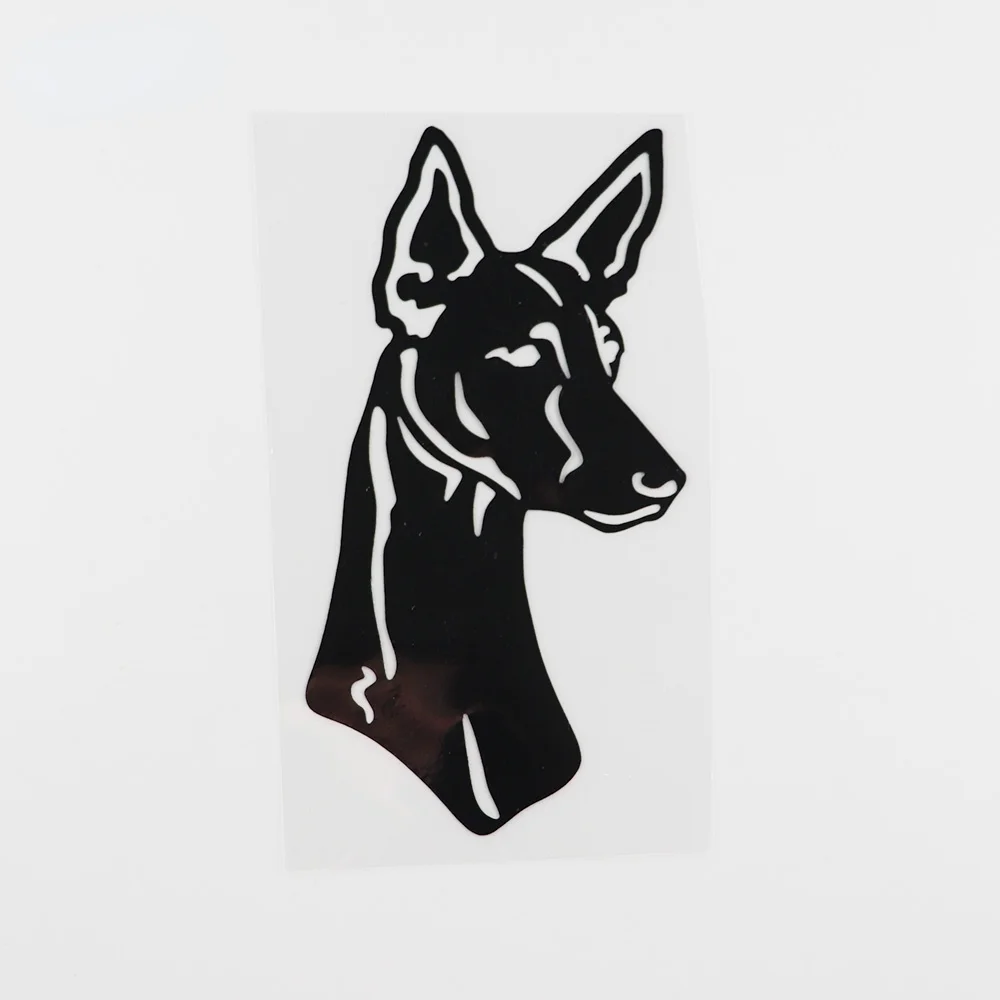 

Window Car Sticker Ibizan Hound Dog Vinyl Decoration Decal Black/Silver KK16*8cm