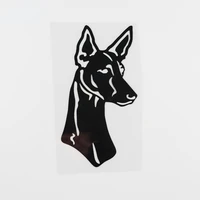 window car sticker ibizan hound dog vinyl decoration decal blacksilver kk168cm
