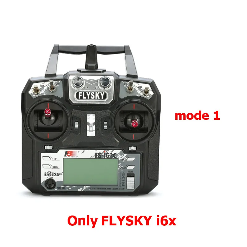 FLYSKY FS-i6X i6X 10CH 2,4 ГГц AFHDS 2A передатчика радиоуправляемой модели к компьютеру с X6B iA6B A8S приемник для RC Qaud небольшой гоночны - Цвет: Mode 1 Only i6X