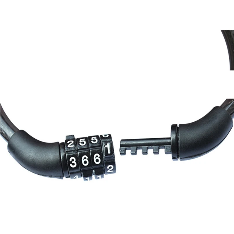 AOSTIRMOTOR велосипедный замок с 4-значным кодом безопасности Велосипедное