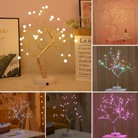 led blossom tree light desktop bonsai light 20 inch usb power bonsai tree table lamp black branches for party wedding festival