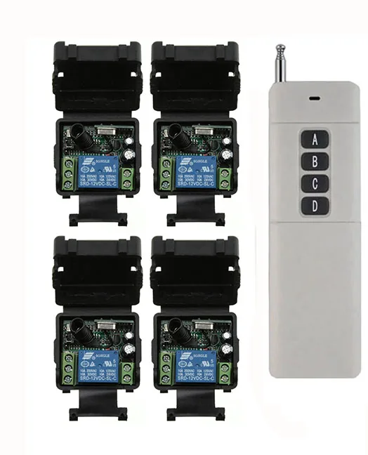 3000 м дальнего действия DC12V 24V 1CH 1 CH 10A RF беспроводной пульт дистанционного