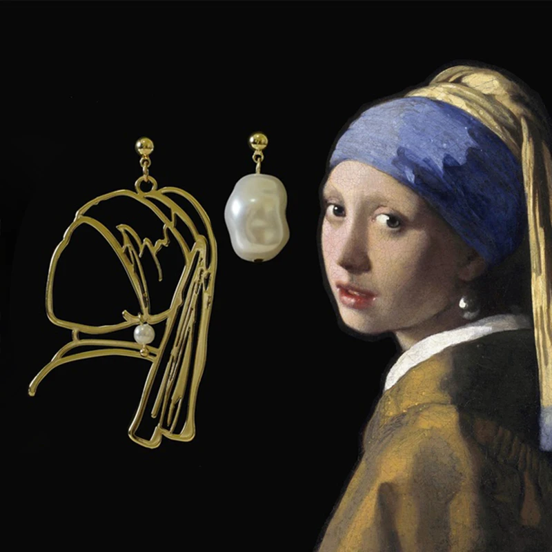 Женские серьги-подвески с жемчугом XIALUOKE Vermeer, серьги-подвески с кристаллами и кисточками, ювелирные изделия для ушей