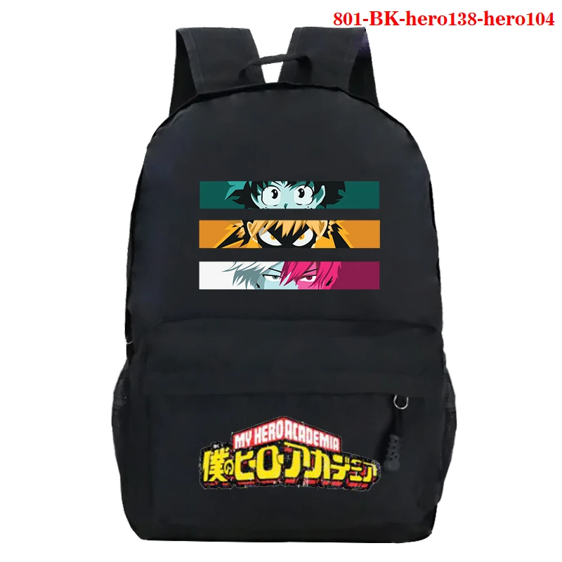 Boku No Hero Academia Kids School Bags Anime Cartoon Students Schoolbag Anime Manga Teenage Boys Girls School Backpacks Mochila