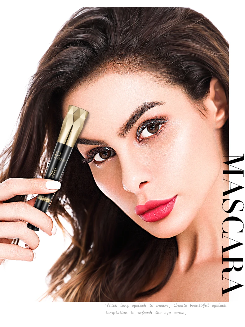 Pudaier 4D Silk Fiber Thick Lengthening Lash Extension Eyelash Mascara Waterproof Curling Eyelashes Maquiagem |