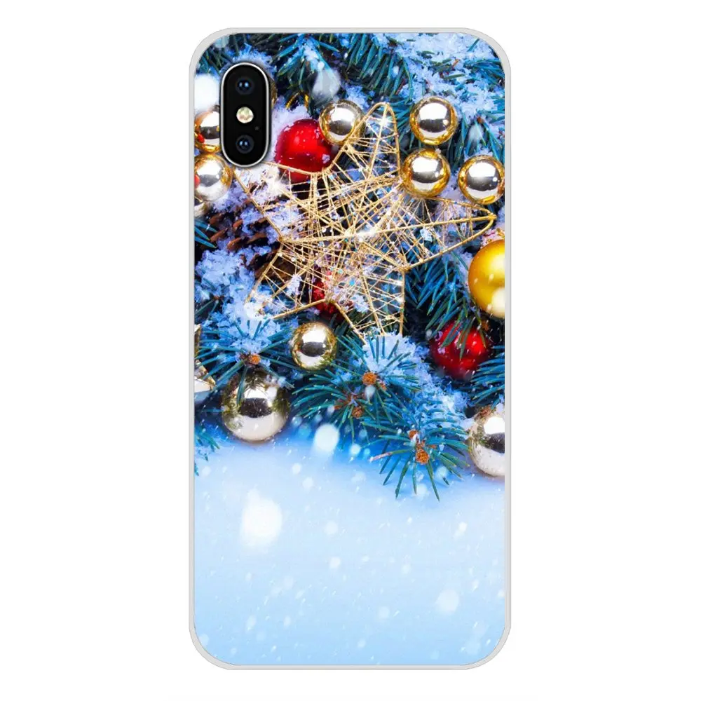 Рождественская елка Новогодние аксессуары чехлы для телефонов Samsung Galaxy A3 A5 A7 A9 A8