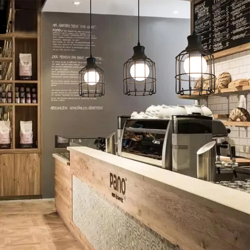 Винтажный подвесной светильник s современный скандинавский кухонный