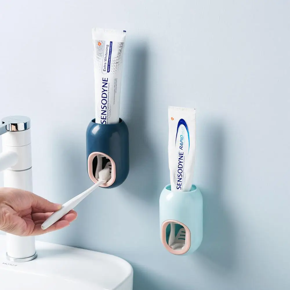 

Настенное устройство для автоматическое выдавливание зубной пасты в скандинавском стиле, съемная экономичная стойка для зубной пасты, акс...