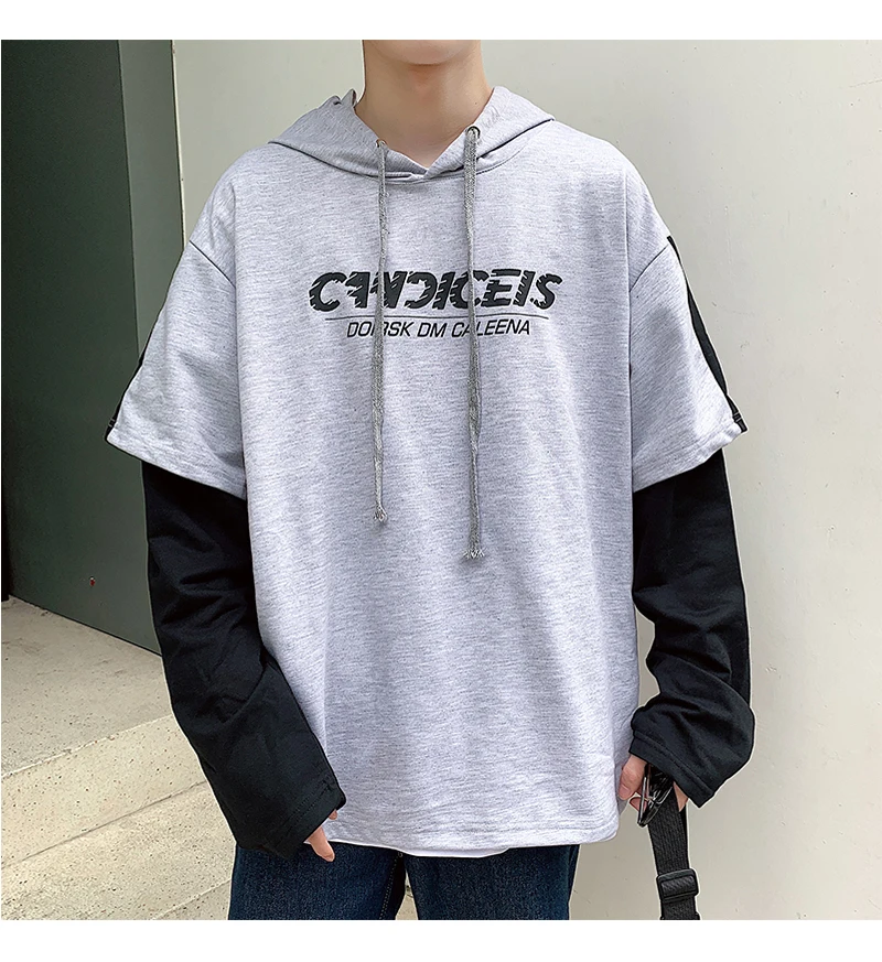 LAPPSTER Men Patchwork Crane Oversized Hoodies Mens Japanese Streetwear Hip Hop Sweatshirts Male Harajuku Kpop Hoodie 5XL
