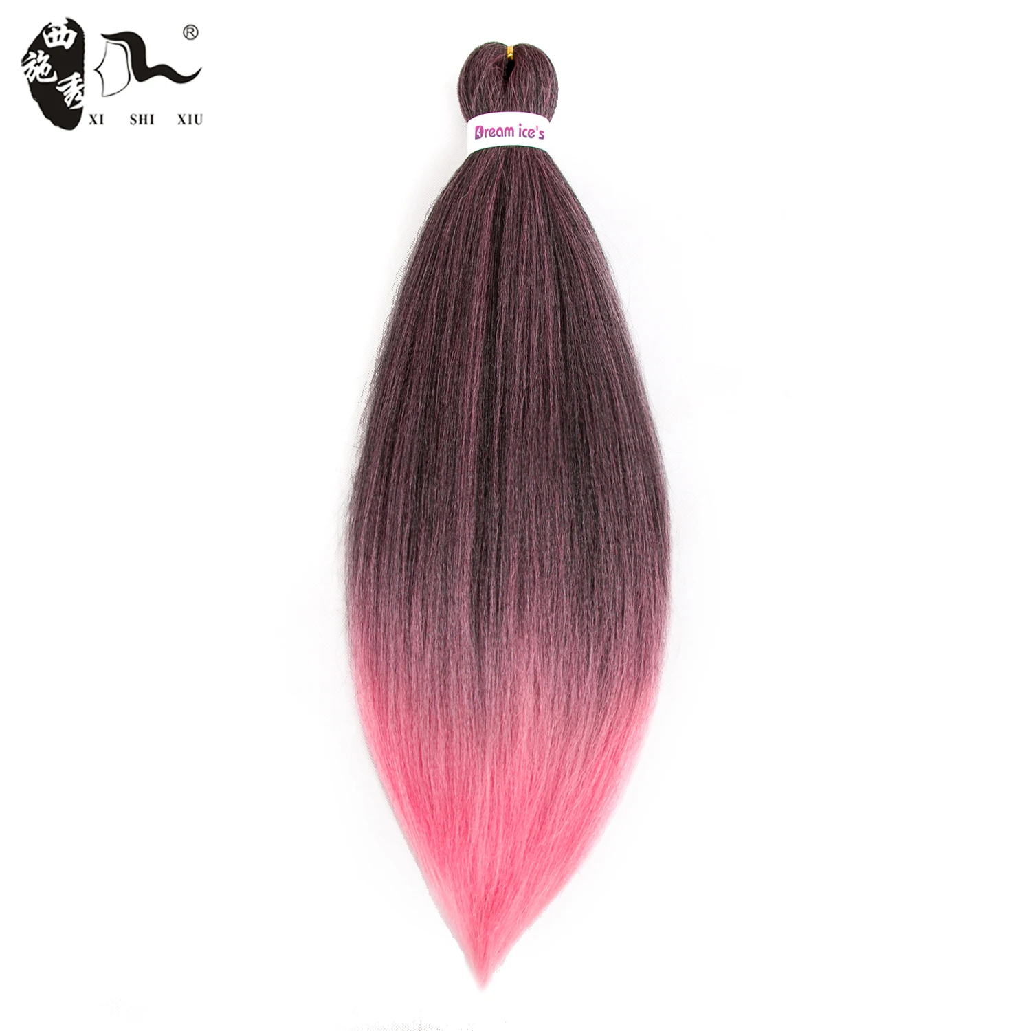 Большие синтетические косы вязаные крючком волосы Омбре плетеные оригинальные