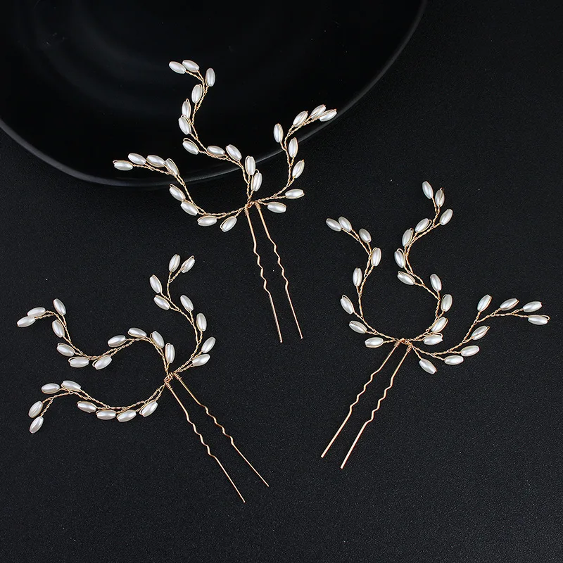 Новый набор из 3 предметов красивая свадебная тиара ручной работы u-образная