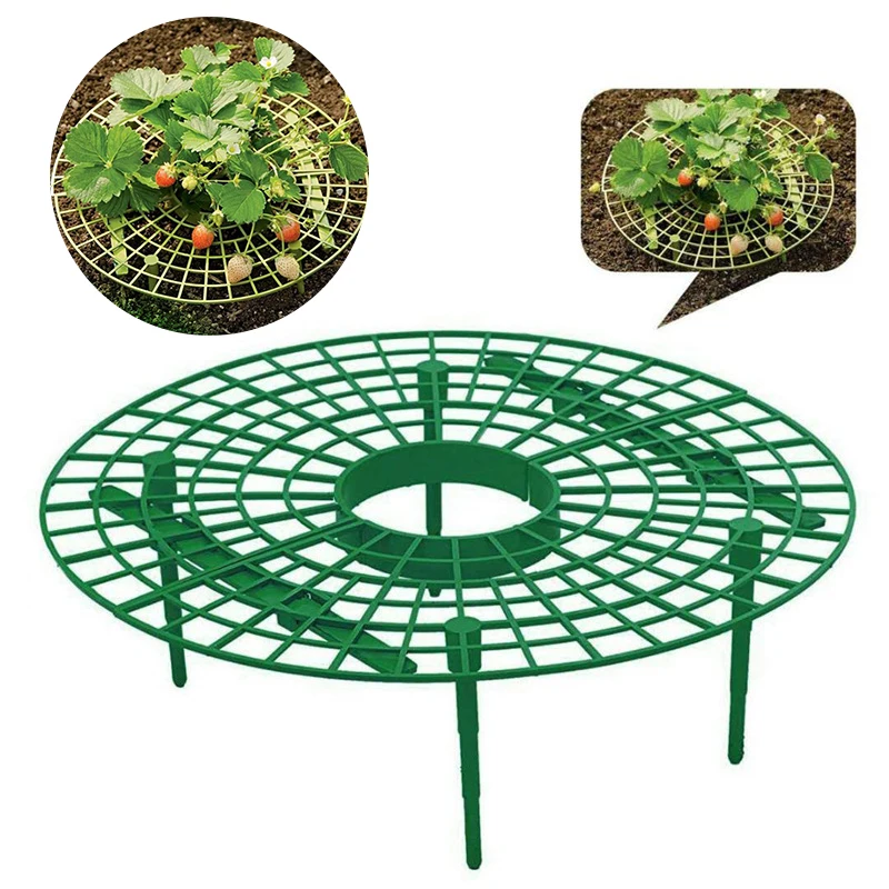 

Strawberry Stand Holder Balcony Planting Rack Fruit Flower Climbing Vine Garden