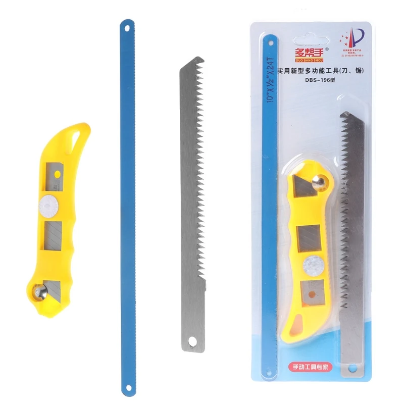 Многофункциональная алюминиевая мини пила 10 дюймов 3 в 1 с резиновой ручкой|Пила| |