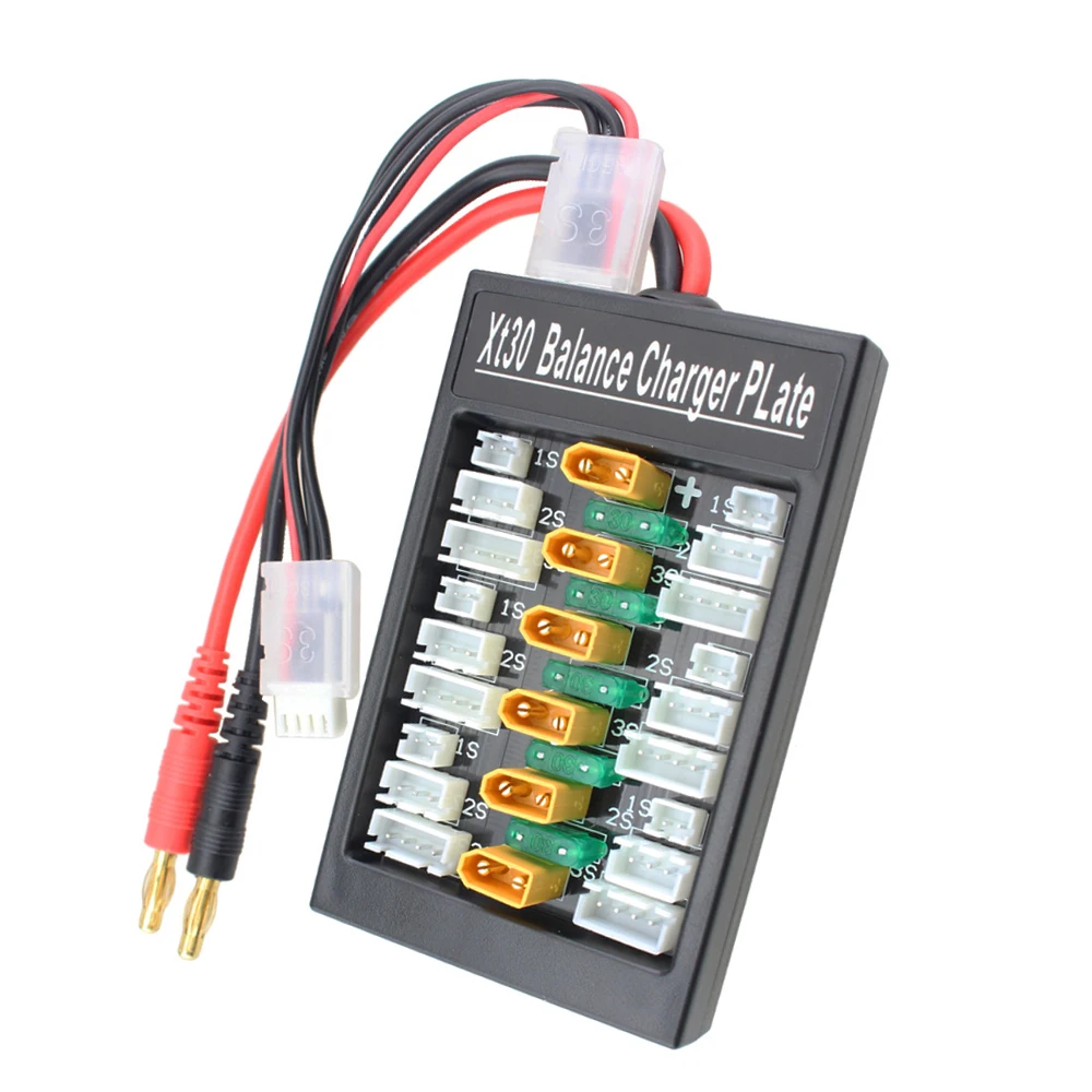 HotRC 2-6S XT60 XT30 T вилка параллельная Lipo батарея зарядная плата для ISDT Q6 T6 Lite PL6 pL8 зарядное устройство IMAX B6 B6AC B8 зарядное устройство