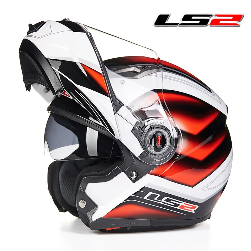 Лидер продаж LS2 FF370 мужские флип-ап мото rcycle шлем с внутренним солнечным щитом модульный мото круиз автомобильные аксессуары шлемы