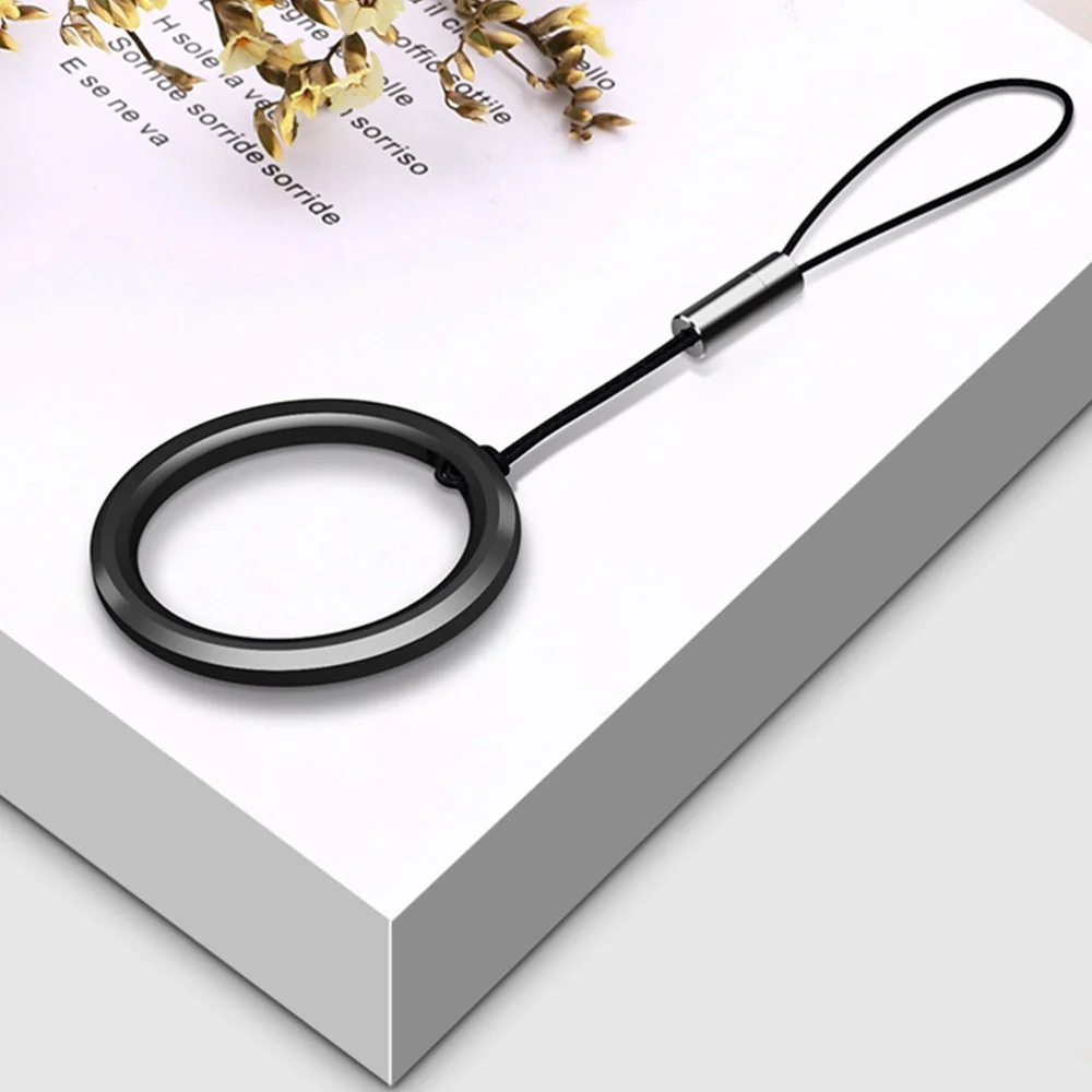 

10 Pcs Anti-lost Metal Ring Lanyards Detachable Phone Hanging Rope Finger Strap for Mobile Phone Torchlight Camera (Mixed Color)