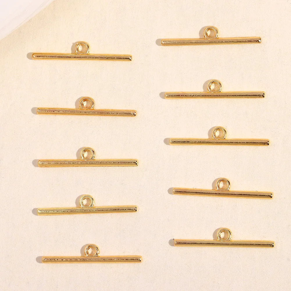 

10 шт., золотистые застежки-крючки для браслетов и ожерелий