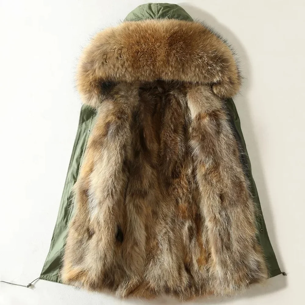 Мужское зимнее теплое пальто со съемной подкладкой и воротником-капюшоном |