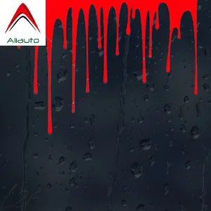 Наклейка на стекло, креативные автомобильные стикеры х11 см, из ПВХ, с изображением крови, Aliauto 307,15