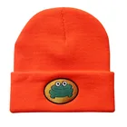 Шапка-бини Parappa the Rapper, зимняя шапка с вышивкой, хлопковая Шапка-бини в виде лягушки, Повседневная вязаная шапка в стиле хип-хоп
