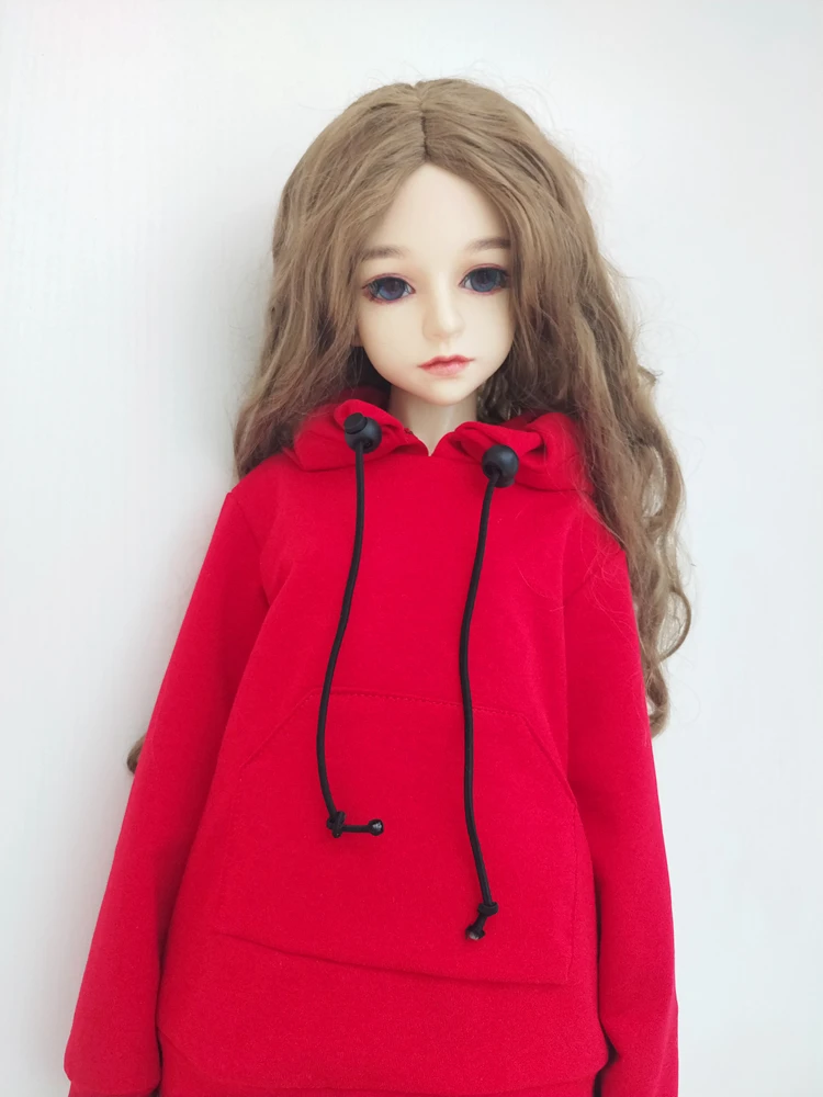 ZJF160-4 1/3, 1/4, 1/6, модная одежда для кукол, хлопковая футболка с коротким рукавом, однотонные аксессуары для кукол Bjd, детская одежда, игрушки - Цвет: ZJF160-4