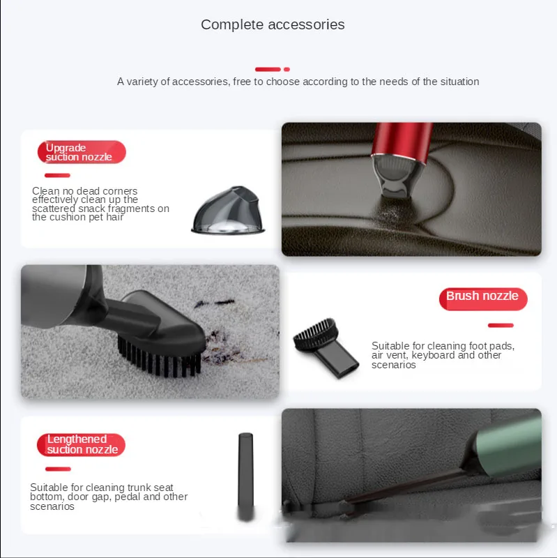

Car Vacuum Cleaner for Car Aspirator AUTO Interior Cleaning Wireless Portable Handheld Super suction Mini Vacuum Cleaners