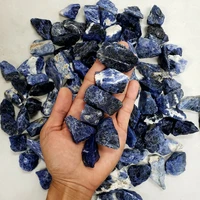 raw blue sodalite crystal natural sodalite rough stones rocks energy mineral home decoration