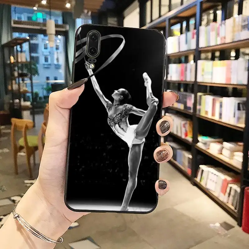 

Rhythmic Gymnastics balance beam Phone Case For Huawei honor Mate P 10 20 30 40 i 9 8 pro x Lite smart 2019 nova 5t