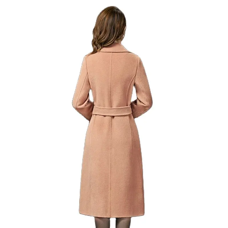 

2021 new winter woolen blended coat elegant woolen cashmere coat for women winter clothes for women coats wholesale dropshipping
