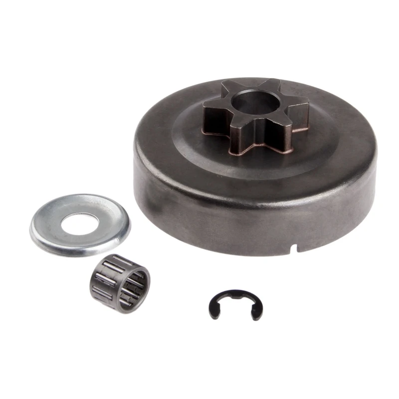 3/8 6T барабан сцепления Звездочка шайба E-зажим комплект для бензопилы Stihl 017 018 021 023