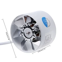 duct booster vent fan cooling exhaust exhaust ventilation blower impeller blades m2ee