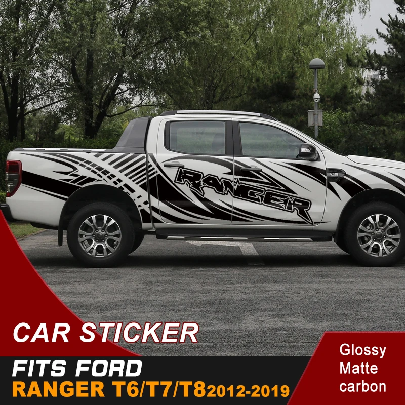 2 шт. виниловые наклейки для ford ranger T6/T7/T8 2012 2019|Наклейки на автомобиль| |
