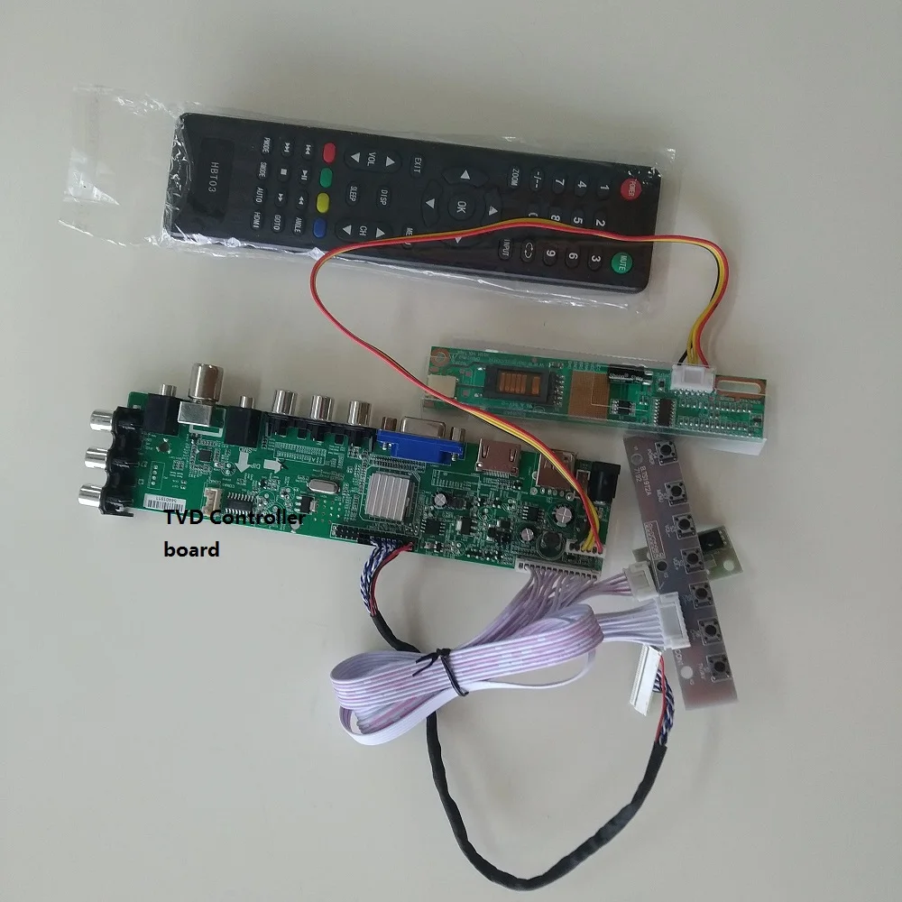 Комплект для LP154W01/Φ 30pin плата контроллера USB AV digital 1280X800 1 ccfl TV Panel VGA HDMI LCD DVB T LTN154X3 L03