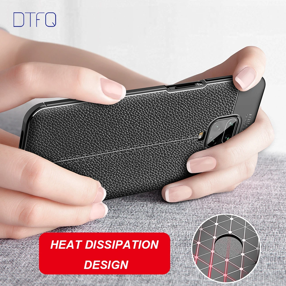 

Case for Redmi Note 8 Pro Note 8T 7 Pro Soft Cover Coque Leather Pattern Silicone Case for Xiaomi Redmi Note 9S Note 9 Pro Max