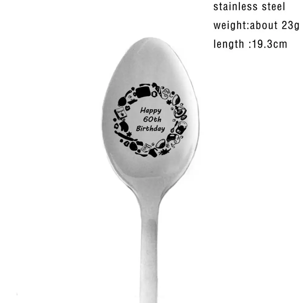 60th Spoons Taoup 32 дюйма 40 дюймов Золотой номер шары фольга 21 30 40 50 60 с днем рождения шары-цифры шары День рождения Декор для взрослых - Цвет: 60th Spoons